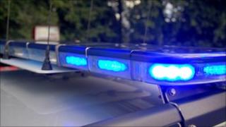 police flashing light generic