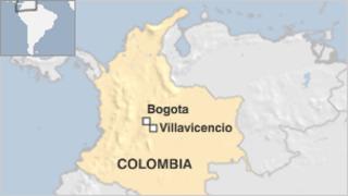 Map of Colombia