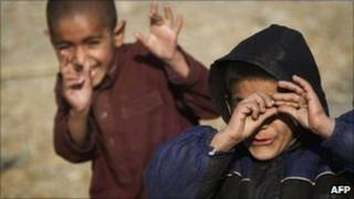 Afghan children, January 2011