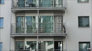 The flat in Southwark where the children were found