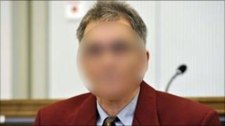 Detlef S, distorted picture from court