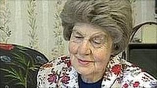 Joan Rendell MBE, pictured in 1998