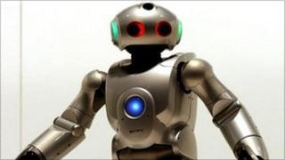 A Japanese robot that is programmed to dance and sing