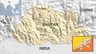 Карта Бутана