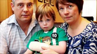 Jason and Hayley Carmichael and their son Ethan