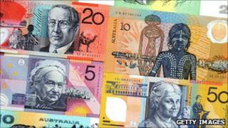 Australian dollars