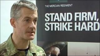 Lt Col Giles Woodhouse, Mercian Regiment Commanding Officer