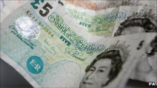 Pound notes generic