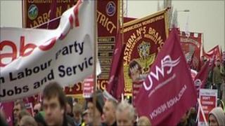 Protest in Nottingham