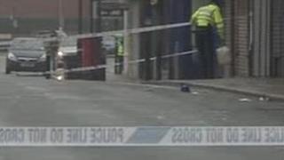 Barnsley Road was cordoned off after the incident