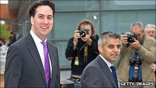 Ed Miliband and Sadiq Khan