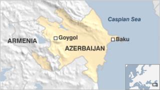 Azerbaijan map