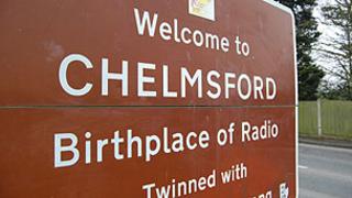 Chelmsford town sign