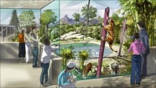 Artist's impression of conservation hub