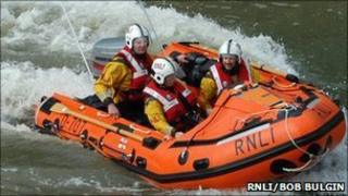 Port Isaac inshore lifeboat Copeland Bell