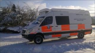 North of Tyne Mountain Rescue Team vehicle