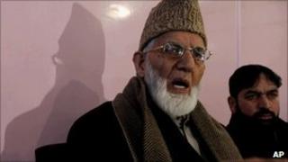 Kashmiri separatist leader Syed Ali Shah Geelani on 27 January 2011