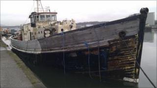 Yarmouth Navigator after salvage