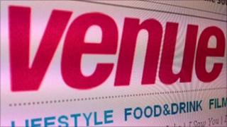 Venue magazine logo