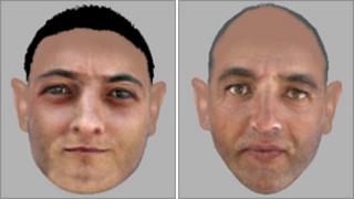 E-fit images of the sex attack suspects