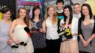 Millburn Academy pupils. Pic: FilmG