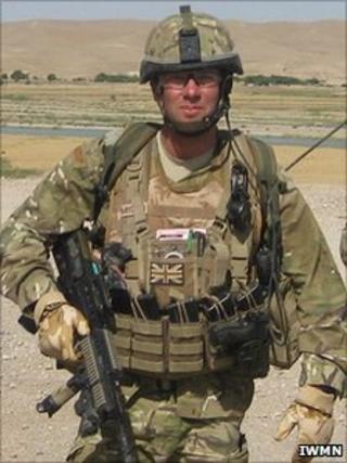 Corporal Ben Mitchell in Afghanistan