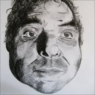 Artist impression of the man