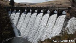 Caban Coch dam