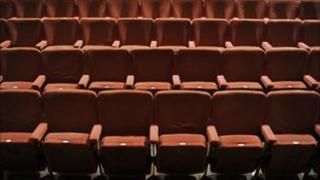 Empty theatre seats