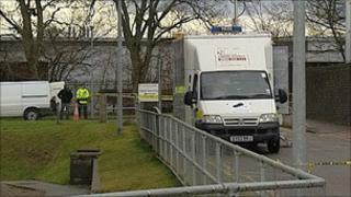 Police at Raigmore hospital