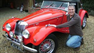 Michael Standen's restored MG