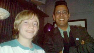 Rhys Morgan and Dr Simon Singh