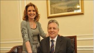 Iris and Peter Robinson