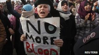 A protest in Benghazi