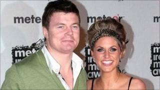 Brian O'Driscoll and Amy Huberman