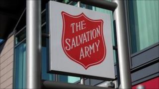 Salvation army sign