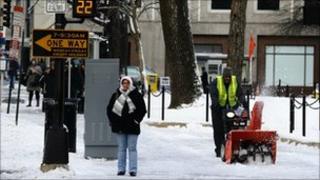 Snow in Washington DC