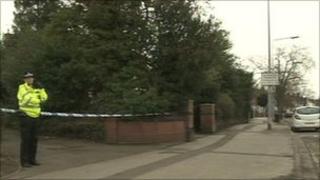 Police in Carholme Road