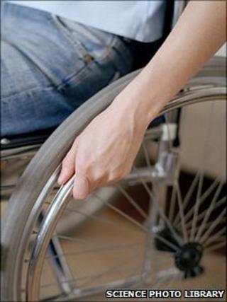 A wheelchair