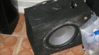 Speaker seized from house