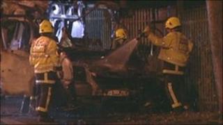 Van explosion in Leeds