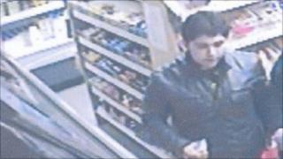 CCTV image of theft suspect