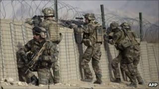 Nato soldiers in Afghanistan
