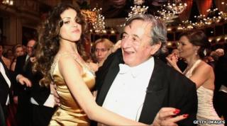Karima el-Mahroug and Richard Lugner dance at the Opera Ball in Vienna, Austria - 3 March 2011