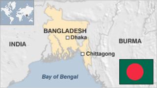 Карта Бангладеш