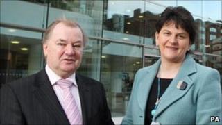 Stephen Kingon and Arlene Foster