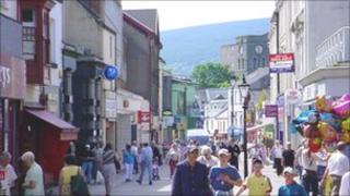 Merthyr Tydfil town centre