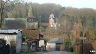 The entrance to the village of Willencourt after the arrests, 11 March