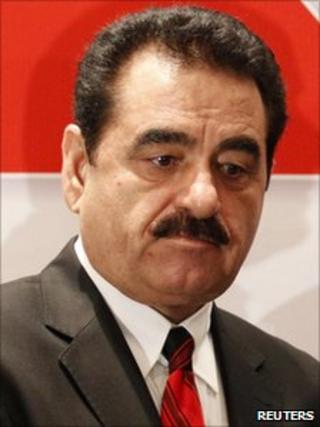 Turkish singer Ibrahim Tatlises in Ankara (7 March 2011)