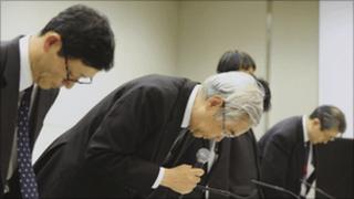 Officials apologising
